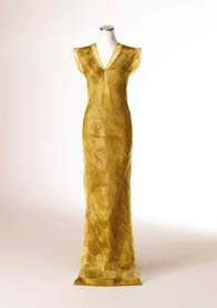 Платье из золотой проволоки